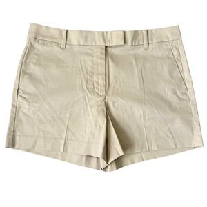 NWT Ann Taylor Devin City Short Tan Stretch Cotton Straight Fit Size 6 Reg. $49